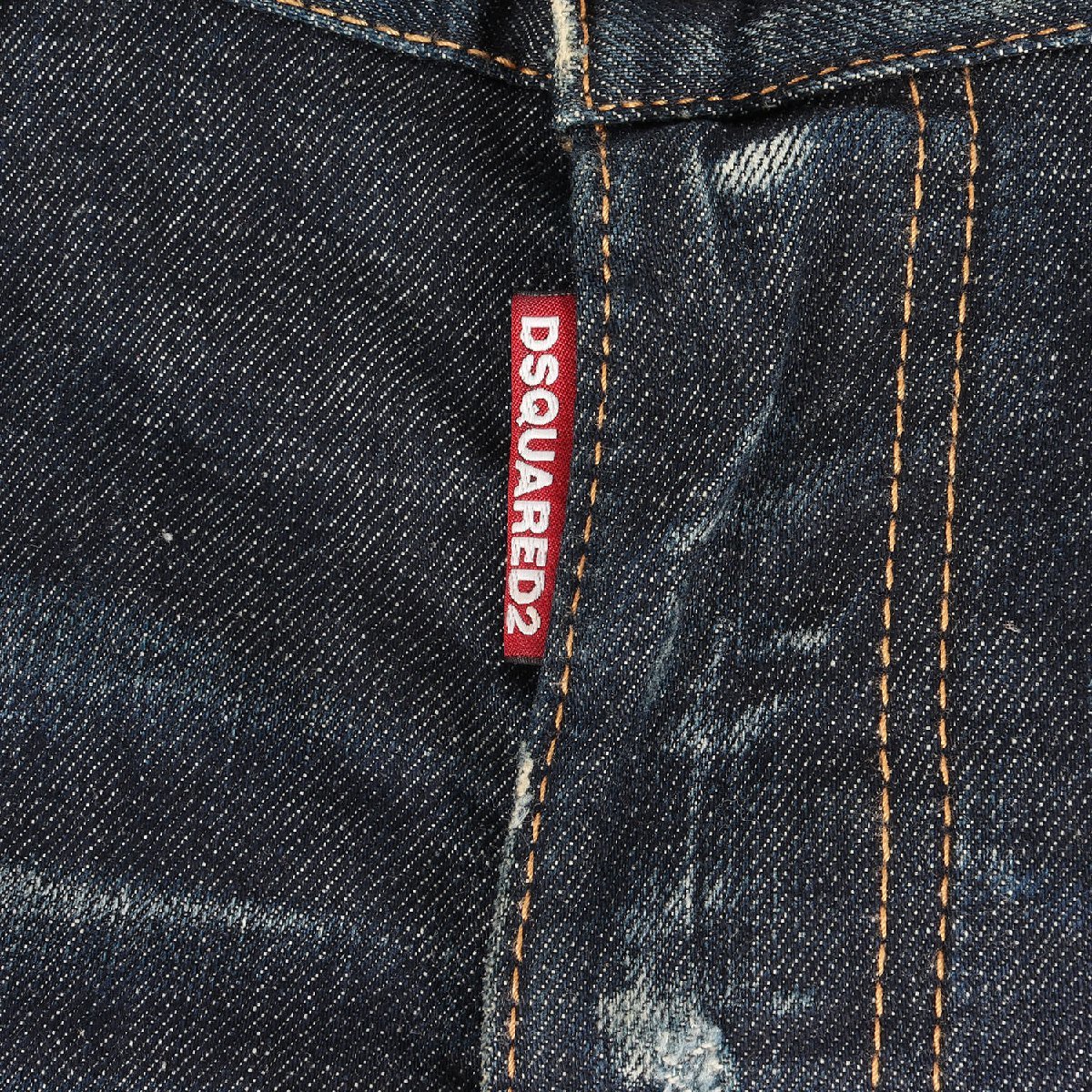 DSQUARED2 ディースクエアード ヴィンテージ加工 ストレッチ バイカー 