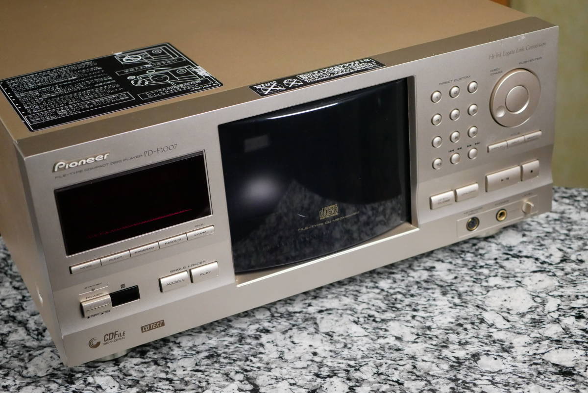 PD-F1007 Pioneer パイオニア CDチェンジャー CDプレーヤー CD 301枚 