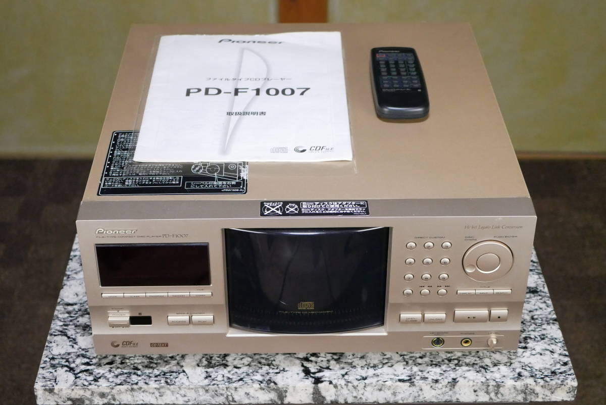 PD-F1007 Pioneer パイオニア CDチェンジャー CDプレーヤー CD 301枚 