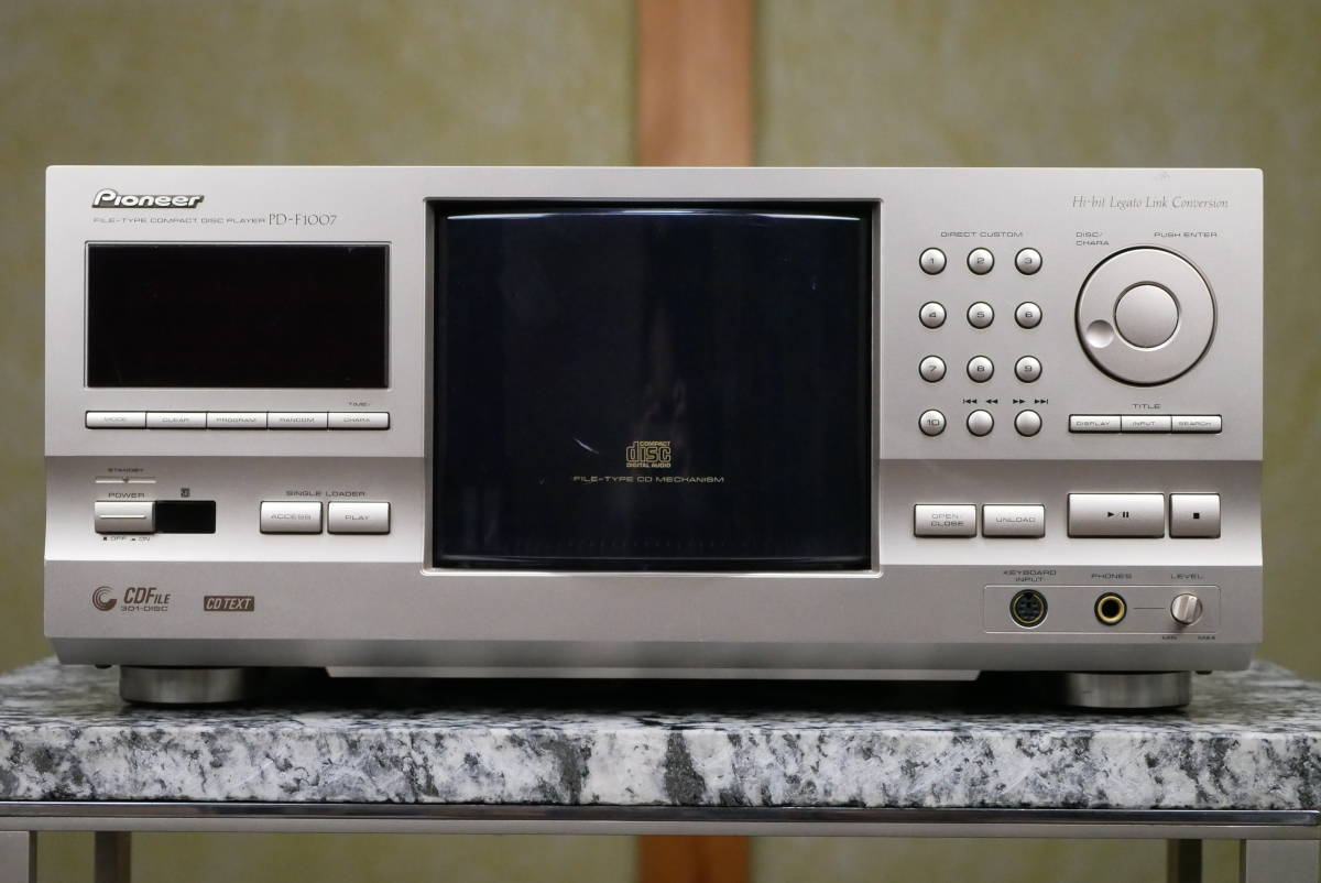 PD-F1007 Pioneer パイオニア CDチェンジャー CDプレーヤー CD 301枚 
