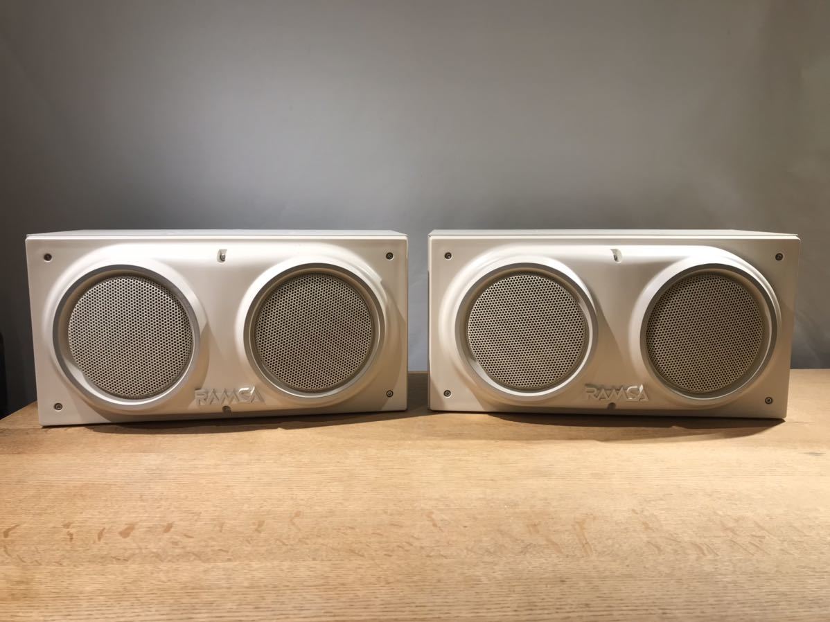 画像28枚 希少 510同番 ナショナル スピーカーシステム RAMSA スピーカー WS-101U PA モニター 動作確認済 天吊り 壁掛け