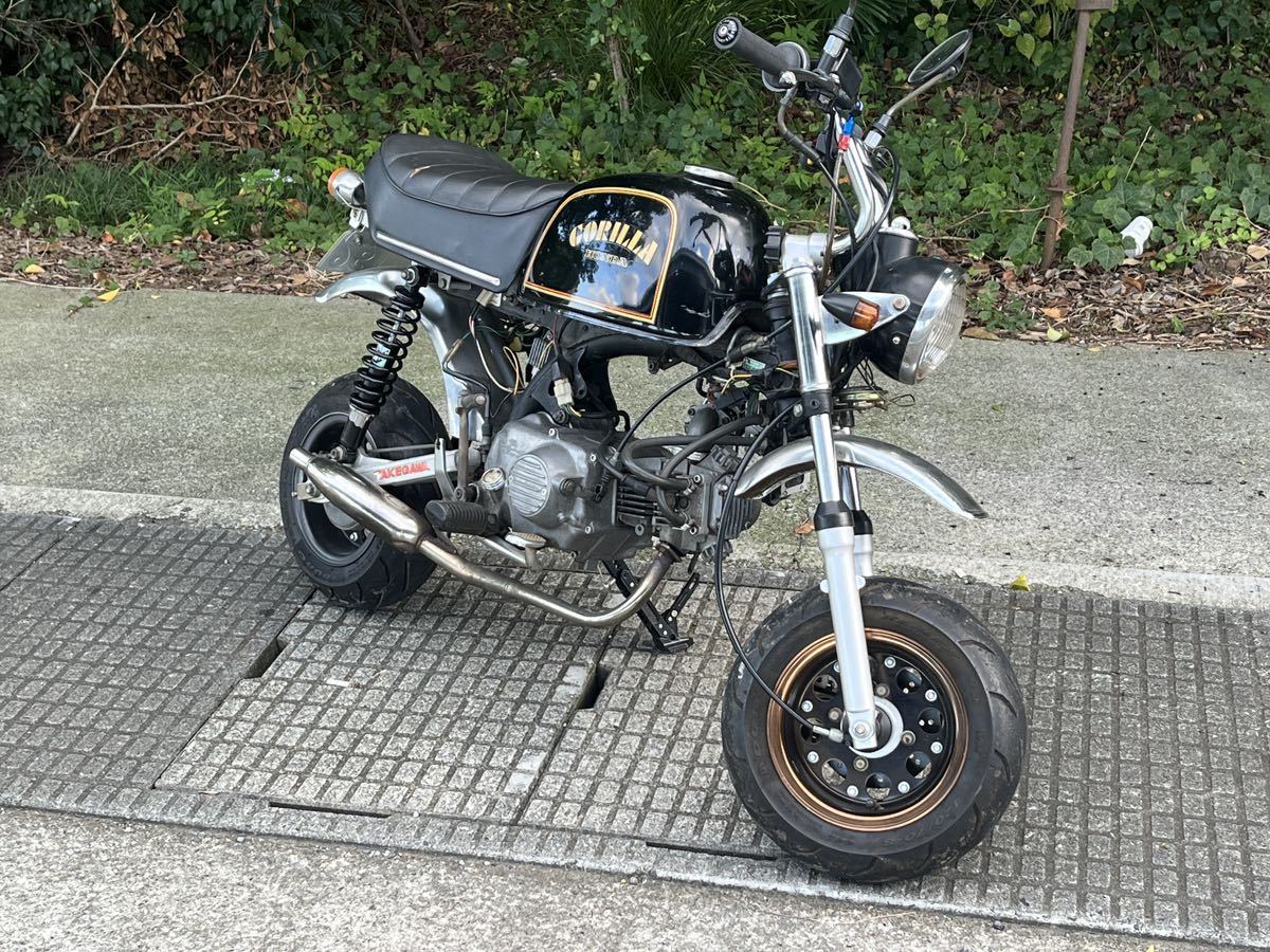 ホンダ モンキー ゴリラ 程度良好 900キロ 低走行距離 0 88cc 