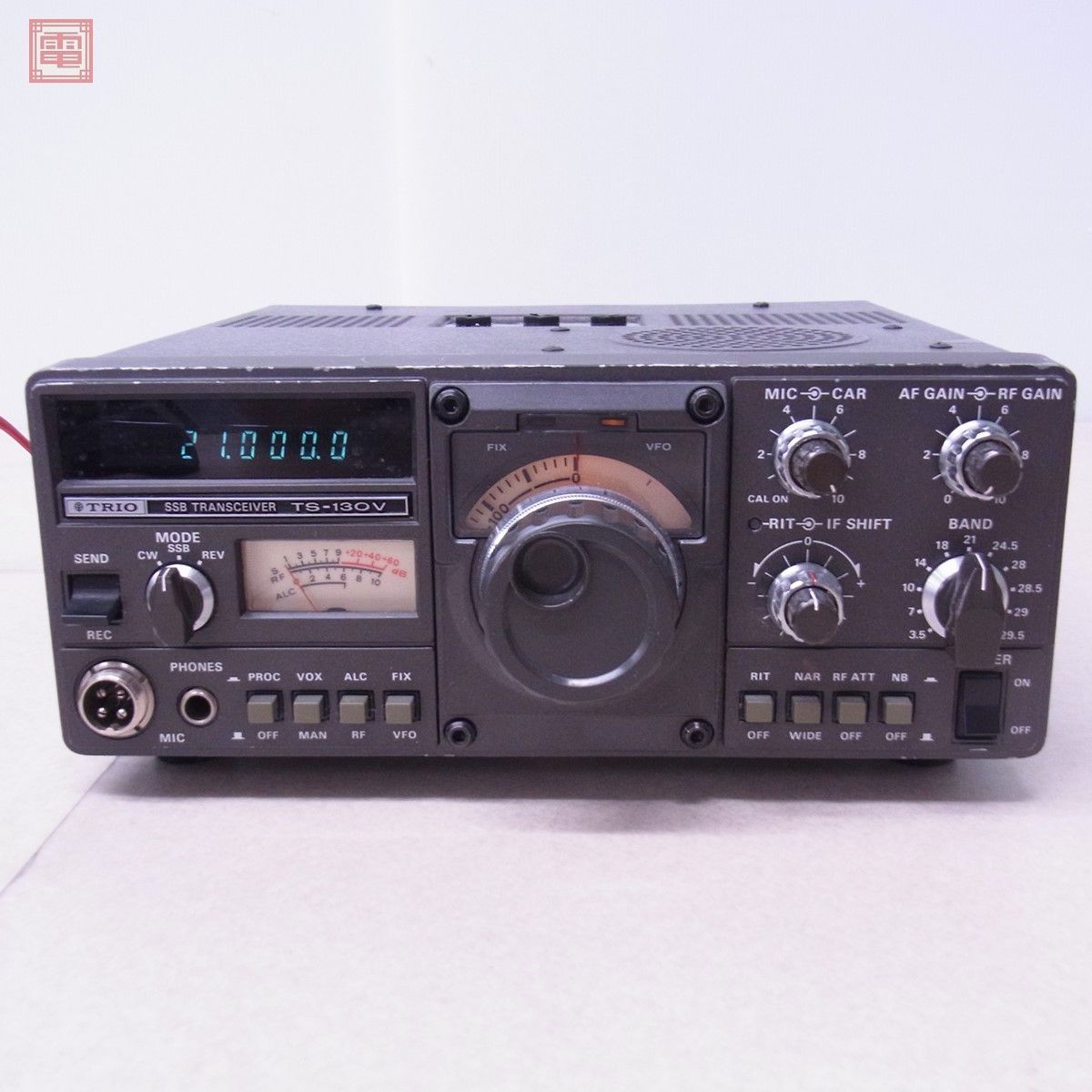 Ｅ21 アマチュア無線TRIO TS-130Vトランシーバー ◇ジャンク品 TRIO TS-130V HF SSB トランシーバー モジュール 0422
