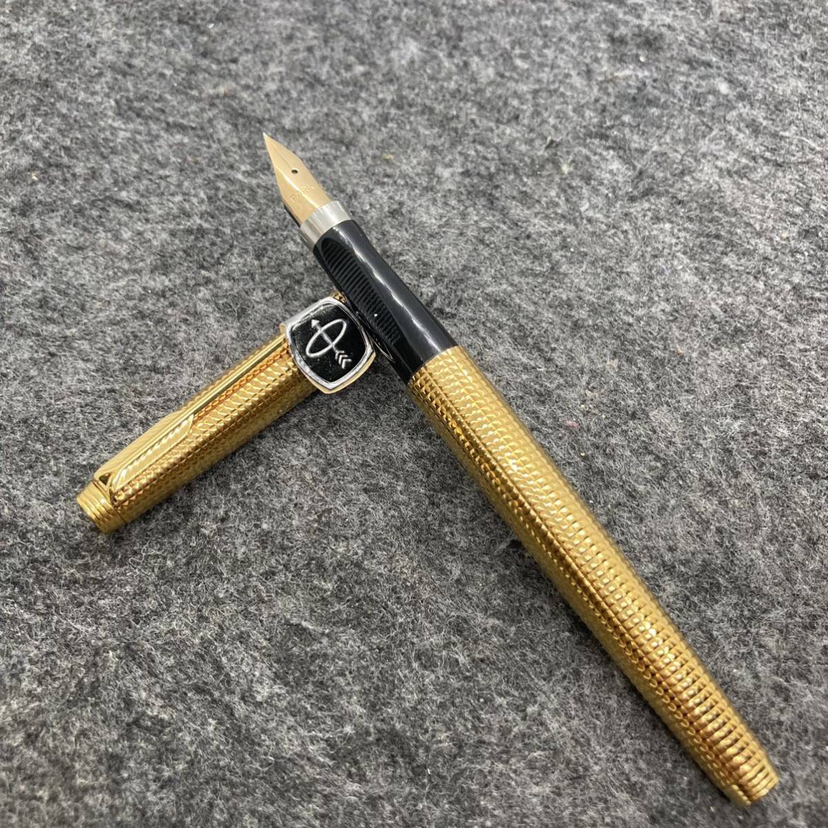 PE614□PARKER パーカー 万年筆 75 ペン先 14K XF ゴールドカラー