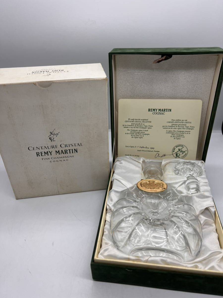 品質保証，格安 Baccarat バカラ REMY MARTIN レミーマルタン セントー クリスタル COGNAC コニャック デキャンタ 空瓶 箱付き 品 0924YG(バカラ)｜売買されたオークション情報、yahooの商品情報をアーカイブ公開 - オ バカラ