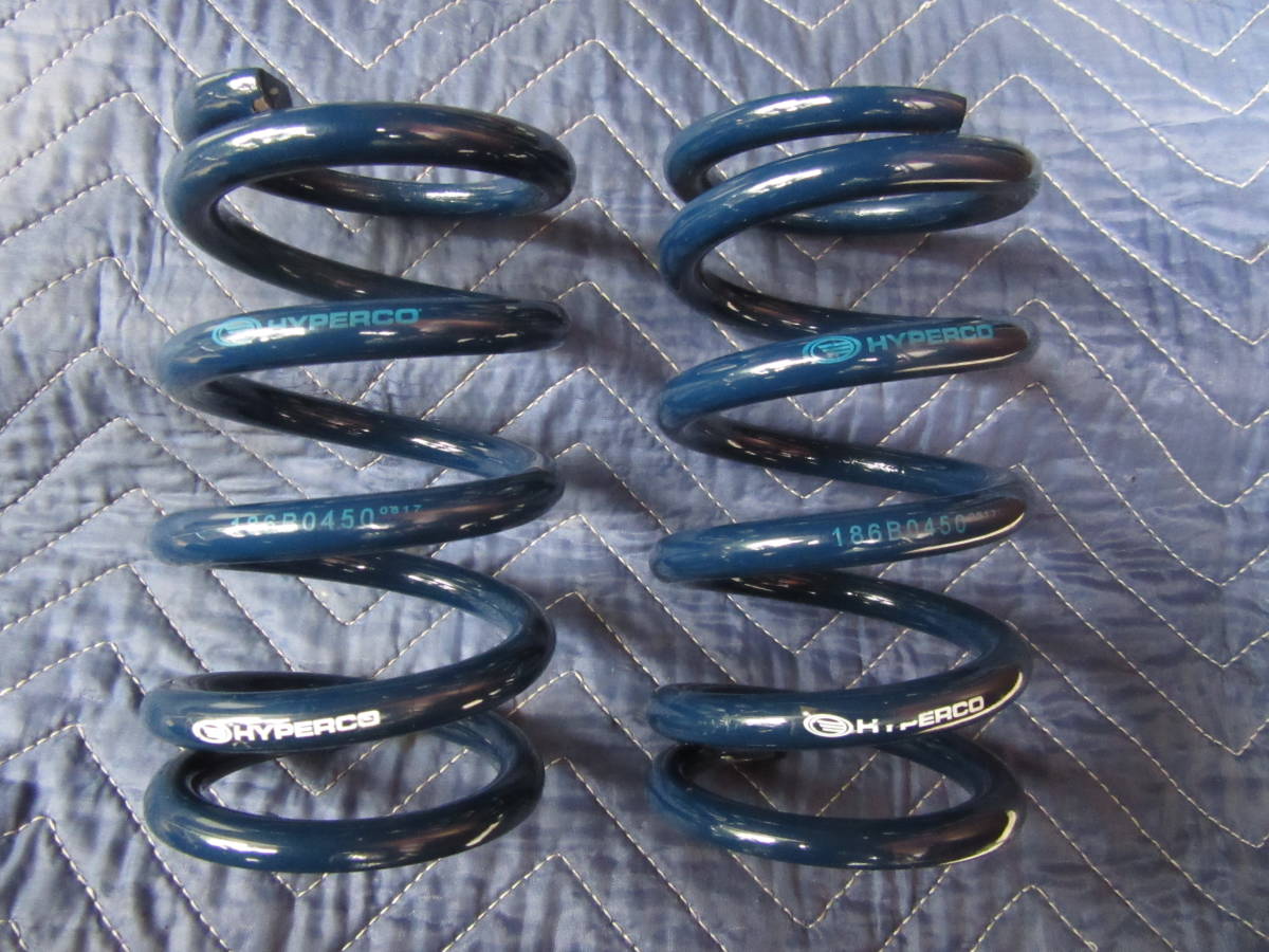 HYPERCO　ハイパコ　直巻スプリング 　186B0450　内径2.5インチ 長さ6インチ バネレート450ポンド 2本セット