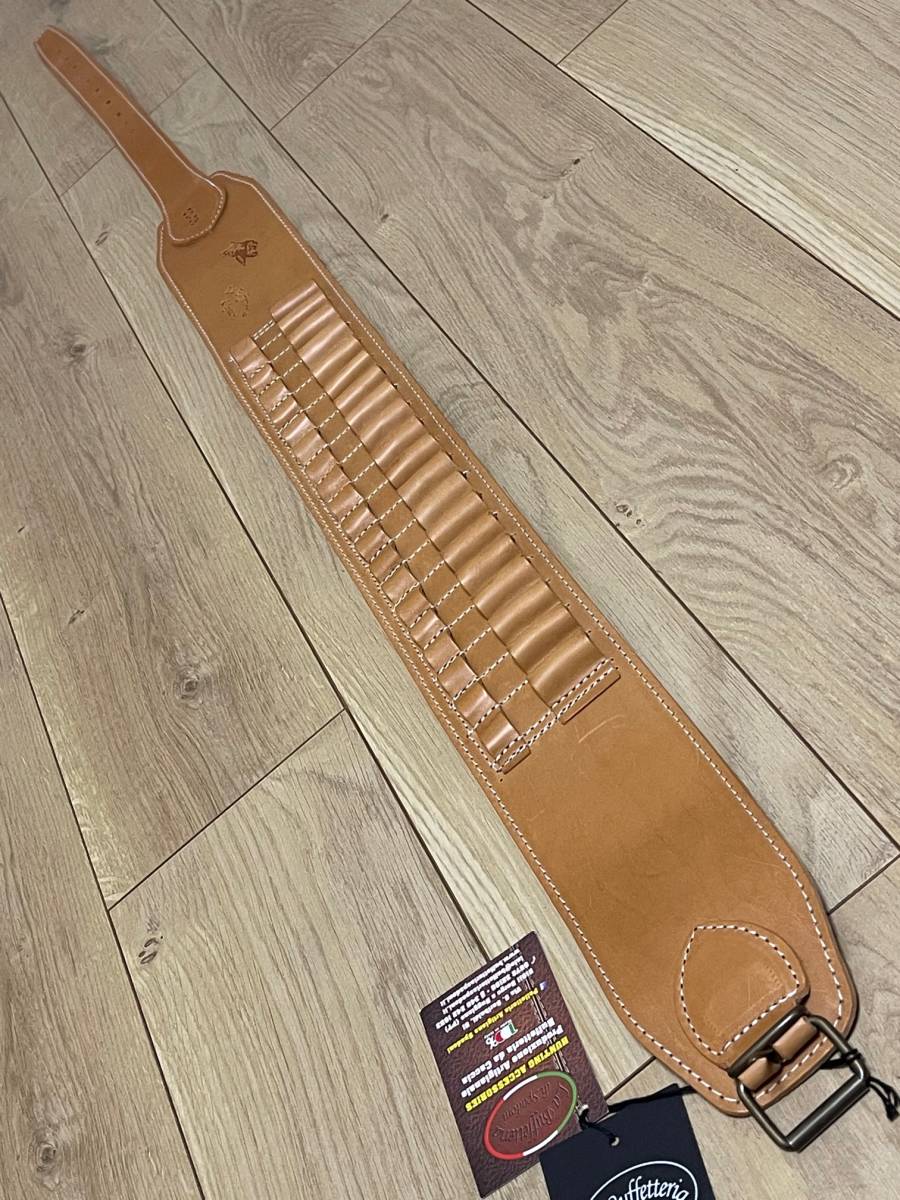 狩猟用品 弾帯 ライフル装弾用 本革 WEST POINT Tuscany 30-06SP 20発