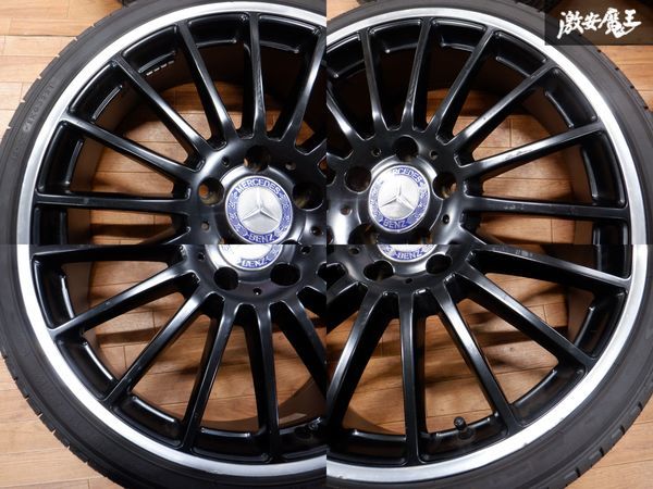 タイヤバリ山! ! 社外 ホイール 19インチ 8J 8.5J +45 PCD112 ヨコハマ 