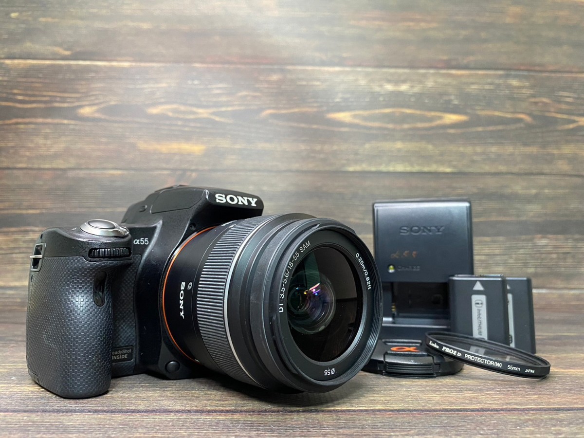 SONY ソニー α55 SLT-A55V レンズセット デジタル一眼レフカメラ #43
