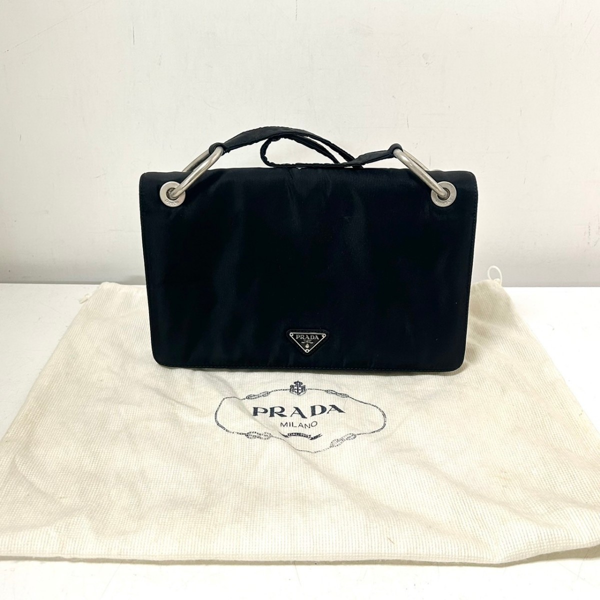 イタリア製 PRADA プラダ ナイロンショルダーバッグ ワンショルダー 