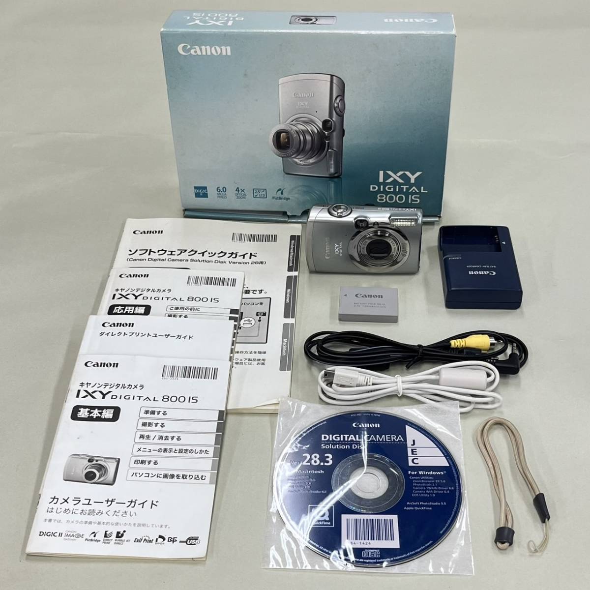 Canon IXY DIGITAL 6.0 MEGA PIXELS 充電器付き Canon IXY DIGITAL 6.0 MEGA PIXELS 充電器付き