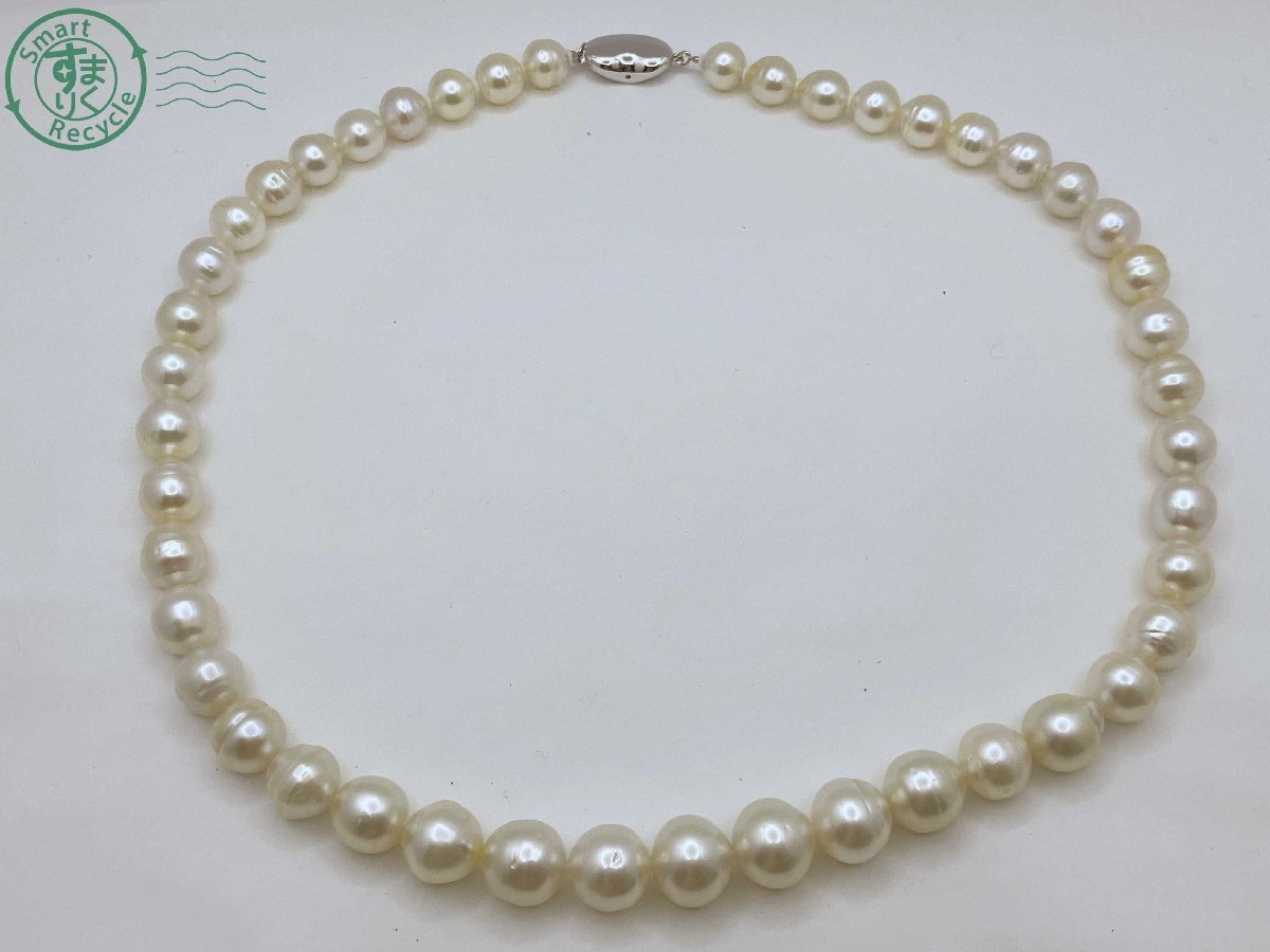 10280821 ☆ バロックパール パール 真珠 ネックレス 留め具 SILVER