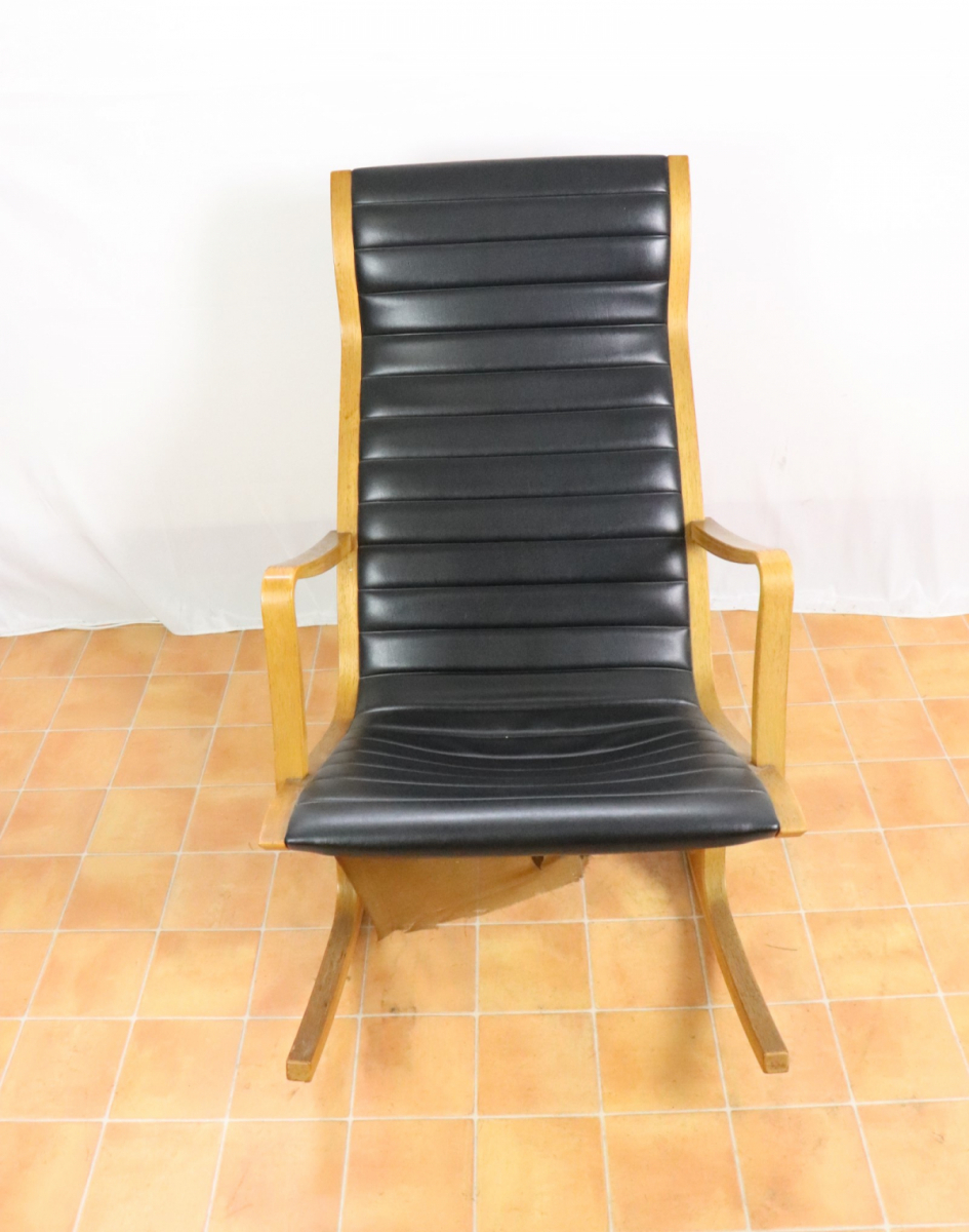 良品 工房家具 ロッキングチェア 椅子 揺り椅子 IDC大塚家 矢澤金太郎