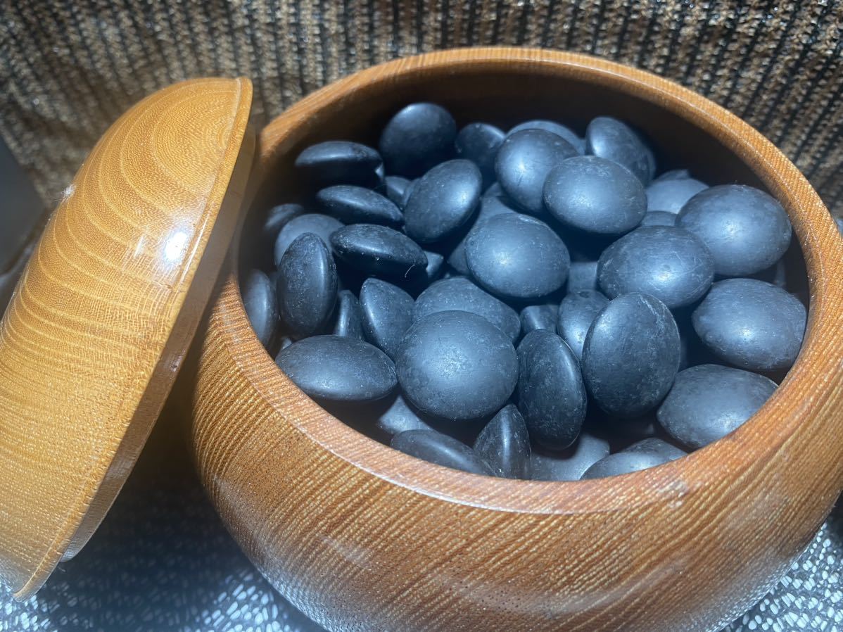 碁石 囲碁 那智黒 本那智黒石 囲碁用碁石セット 蛤碁石,蛤碁石と