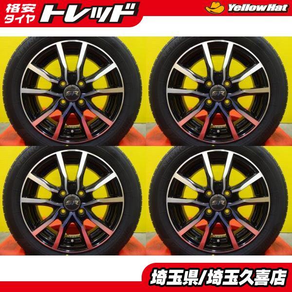 送料無料 ブリヂストン NEWNO 155/65R14 ブランドルSR 4.5J +44 4H100 デイズ N-BOX N-WGN タント ムーヴ ウェイク ワゴンR ラパン 等 埼玉