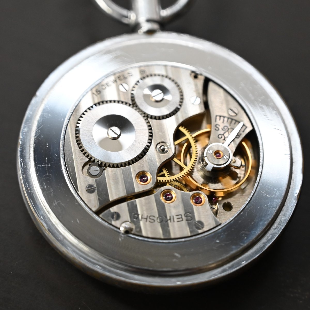 SEIKOSHA】精工舎 15 jewels 懐中時計 ヴィンテージ 60㎜ ジャンク品 1