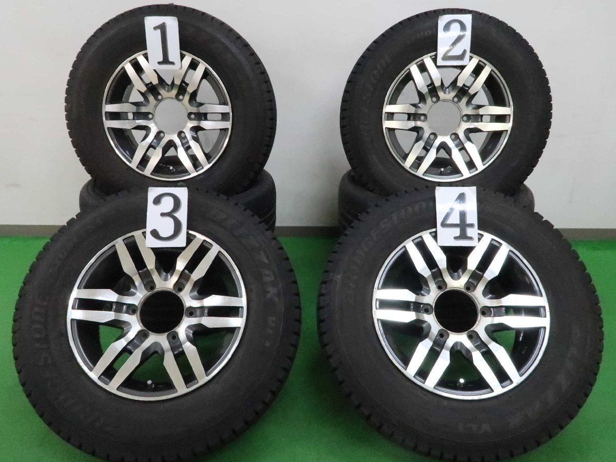 4本 ハイエース 社外 15インチ ホイール 6J +33 6H PCD 139.7 