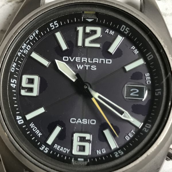 L3p85 CASIO OVERLAND 電波ソーラー OVW-100TDJ カシオ オーバーランド 腕時計 1000‐