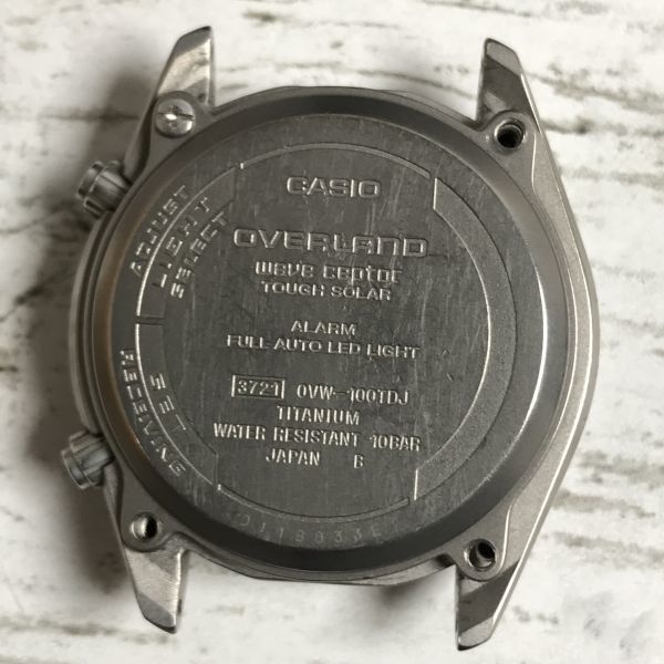 L3p85 CASIO OVERLAND 電波ソーラー OVW-100TDJ カシオ オーバーランド 腕時計 1000‐