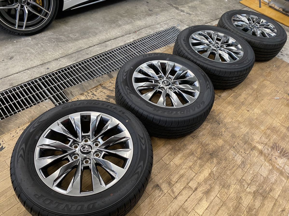 ランドクルーザー ランクル 300 純正ホイール 新車外し タイヤ空気圧 