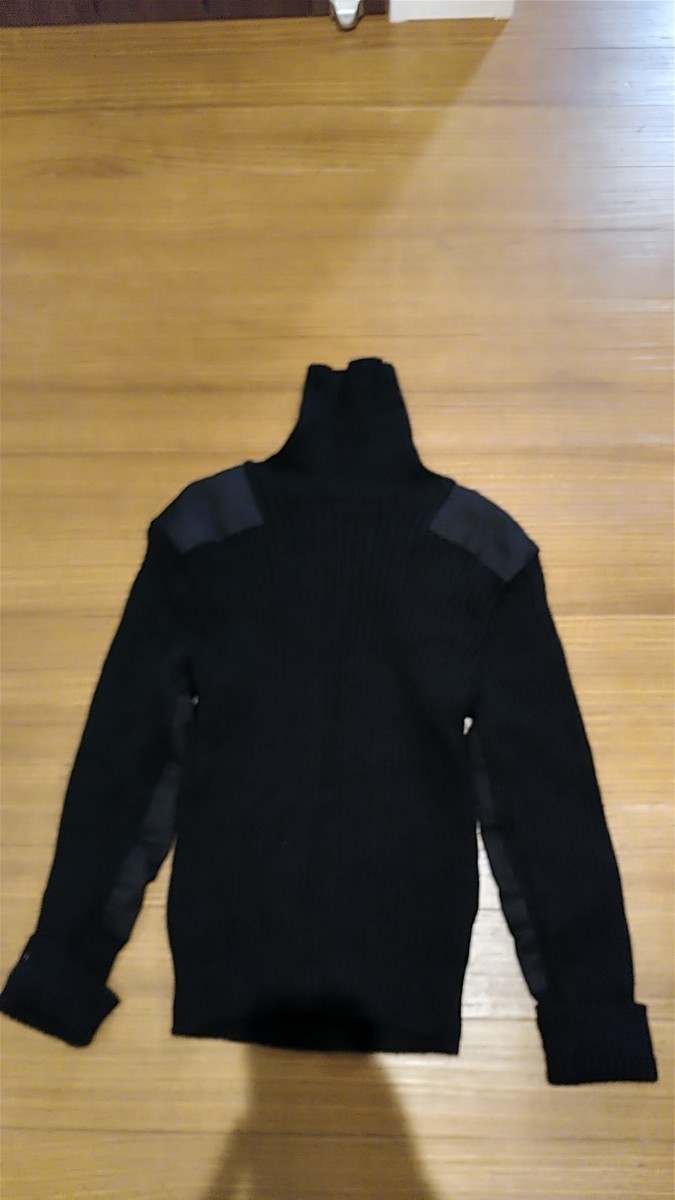 英国製 コマンドニットウエア(woolly pully) タートルネックセーター Mサイズ