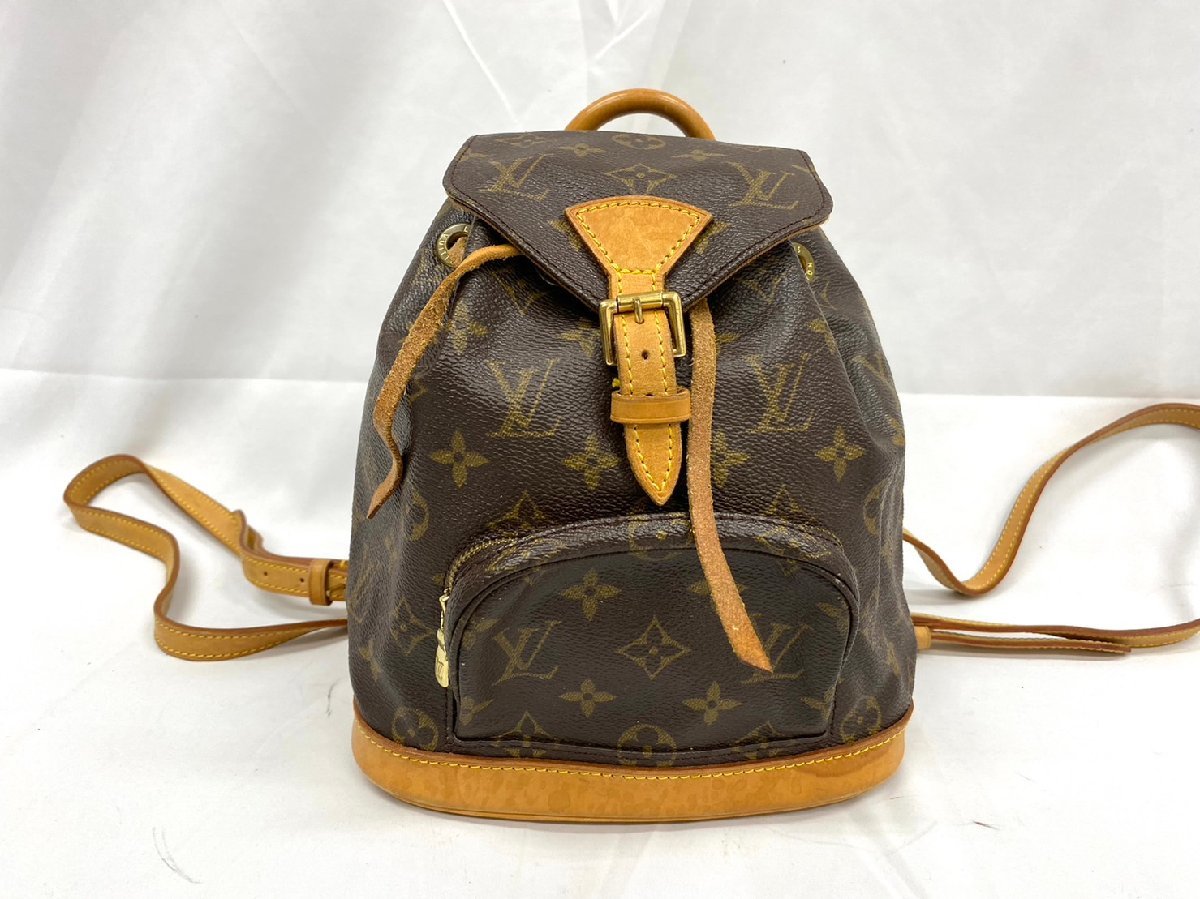 ◇◇LOUIS VUITTON ルイヴィトン ミニ モンスリ モノグラム リュックサック キャンバス バッグ ◇◇M51137
