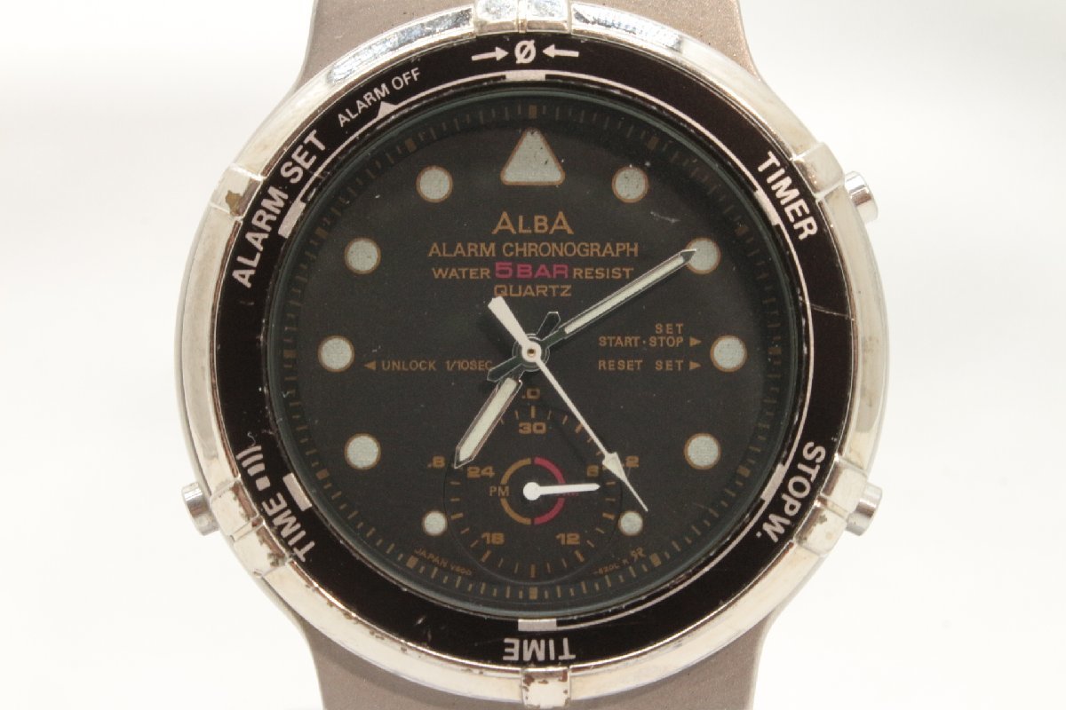 SEIKO/セイコー ALBA/アルバ ＊ [V600-6130] クオーツ 腕時計 ＊ #3991 
