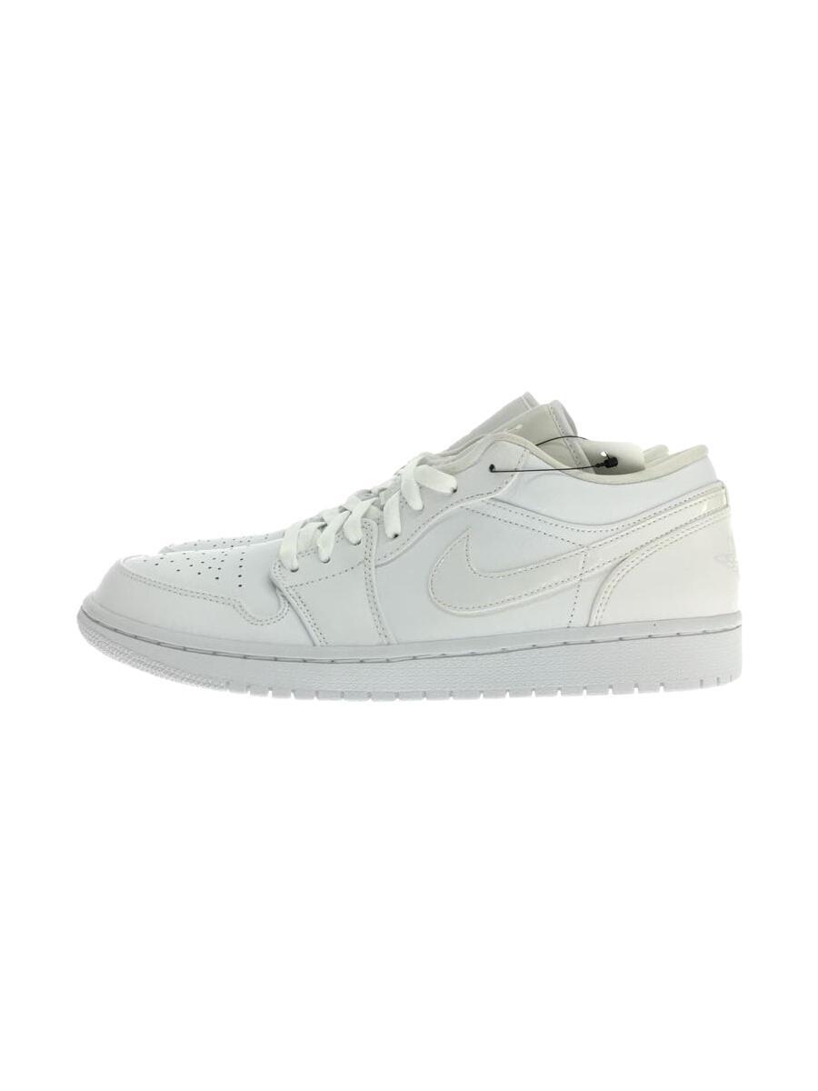 NIKE◇AIR JORDAN 1 LOW/エアジョーダンロー/ホワイト/553558-126/28.5 
