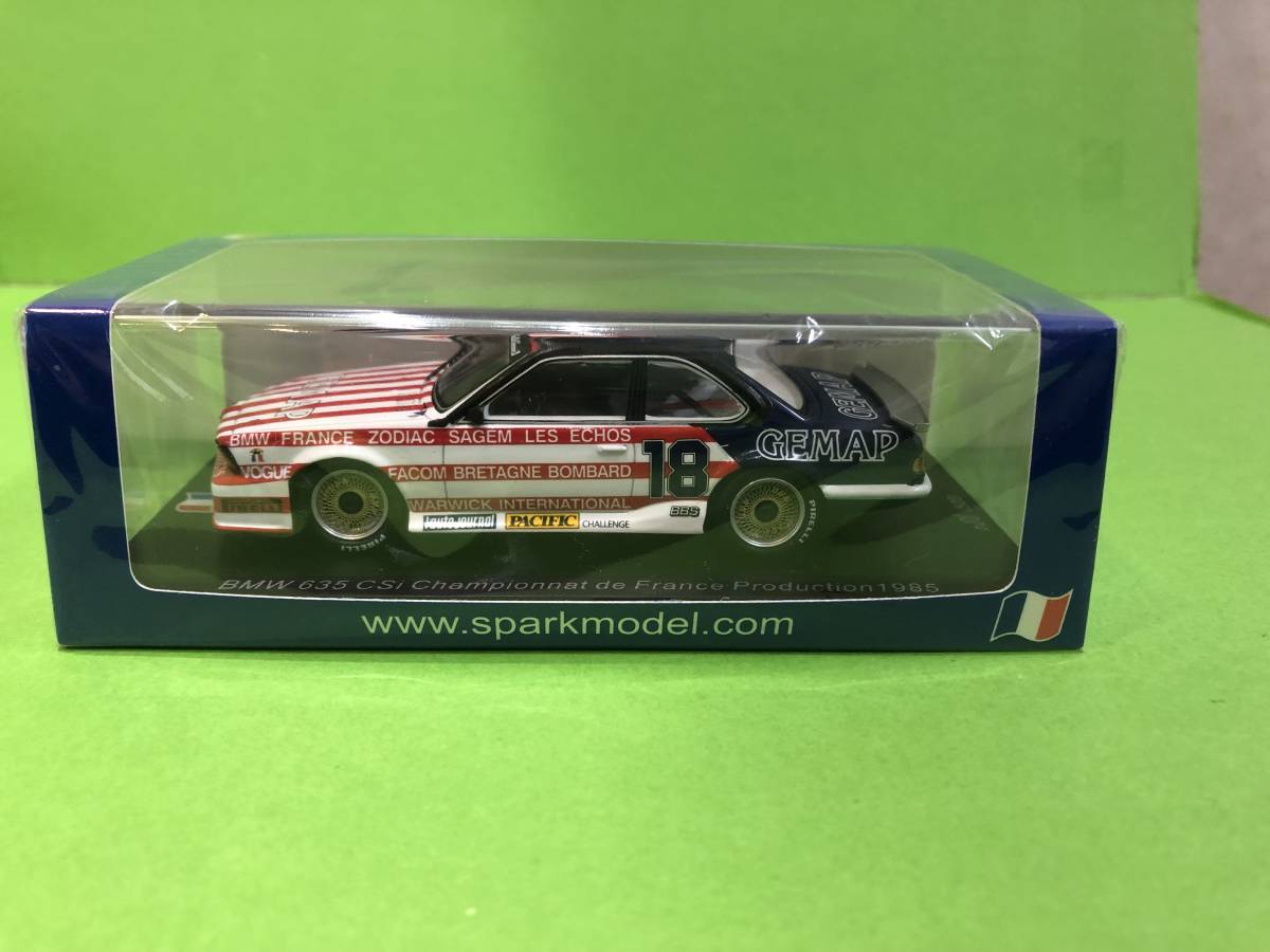 スパーク 1/43 SF257 BMW 635 CSi #18 1985 未開封品 sysmini062548 0
