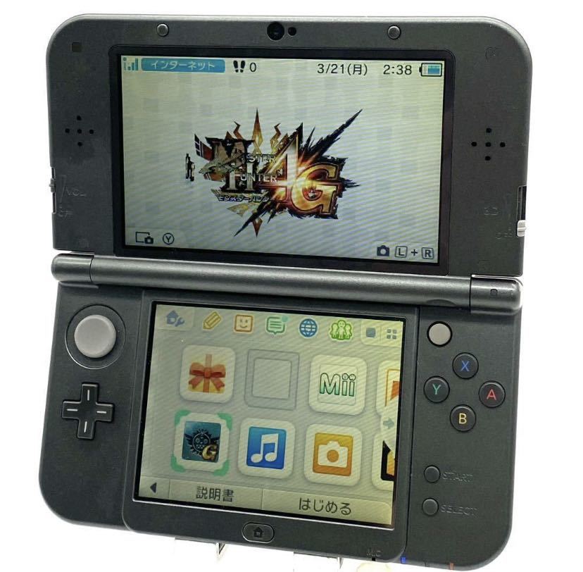 new NINTENDO 3DS LL メタリックブラック RED-001 任天堂 ニンテンドー