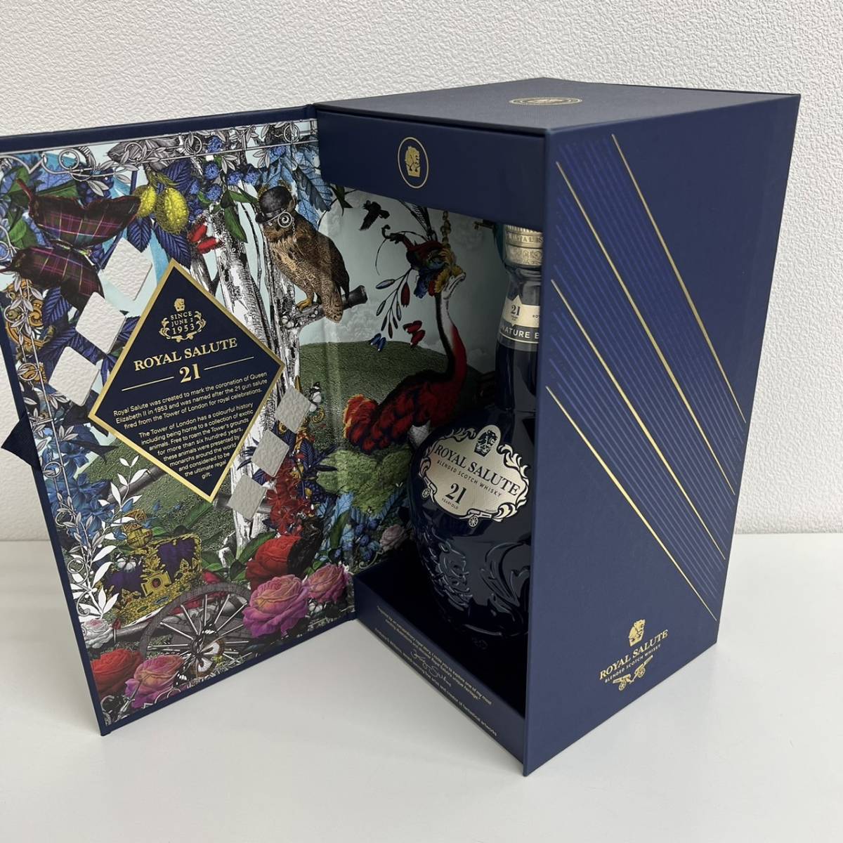 BF-4730】ROYAL SALUTE ロイヤルサルート 21年 陶器ボトル ウイスキー