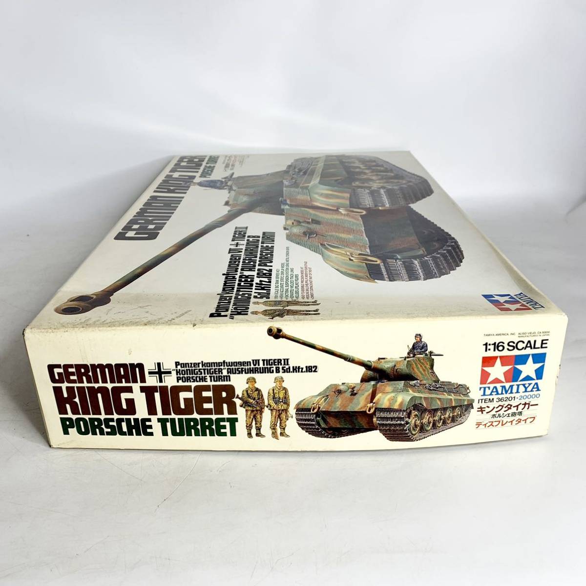 未組立 タミヤ 1/16 ドイツ重戦車 キングタイガー ポルシェ砲塔