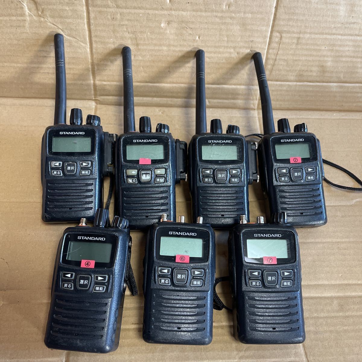 1-A)VXD20 デジタル簡易無線機 スタンダード モトローラ STANDARD 7台