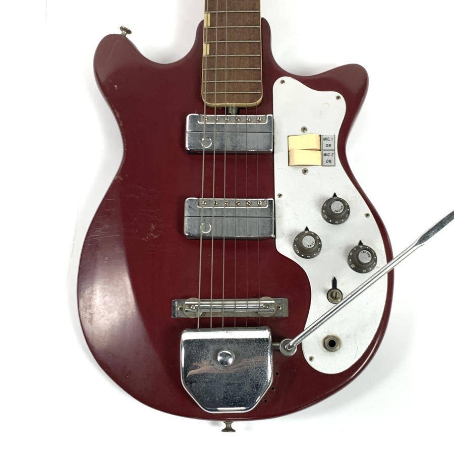 TEISCO テスコ MJ-2 ビザールギター 赤系☆現状品 楽器、器材 エレキ