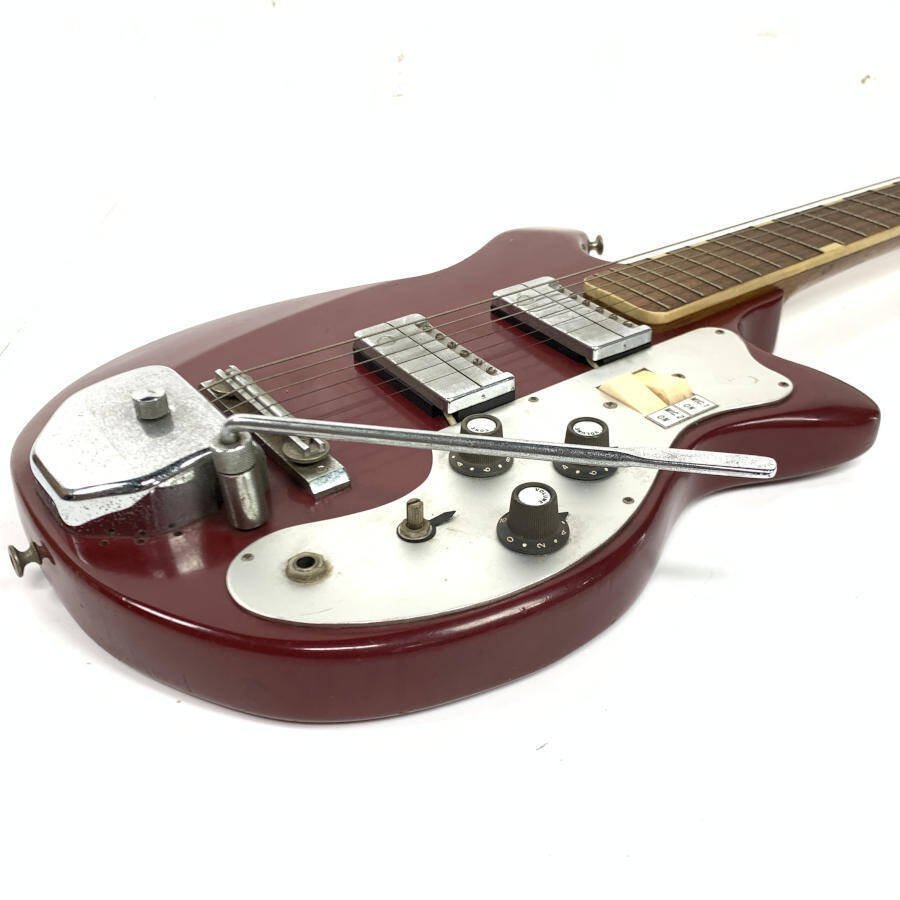 TEISCO テスコ MJ-2 ビザールギター 赤系☆現状品 楽器、器材 エレキ