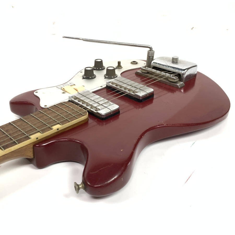 TEISCO テスコ MJ-2 ビザールギター 赤系☆現状品 楽器、器材 エレキ
