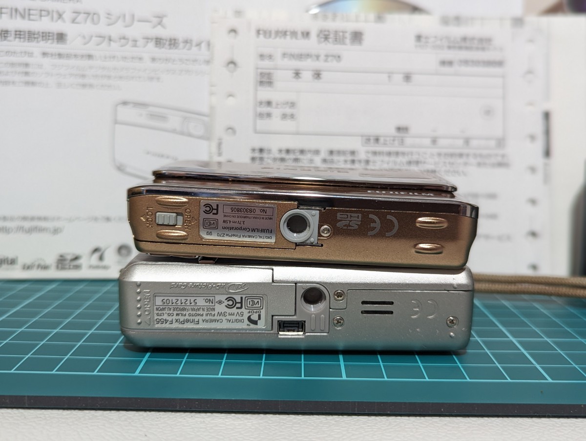 人気☆FUJIFILM FINEPIX Z70・F455☆富士フイルム コンパクトデジタル 