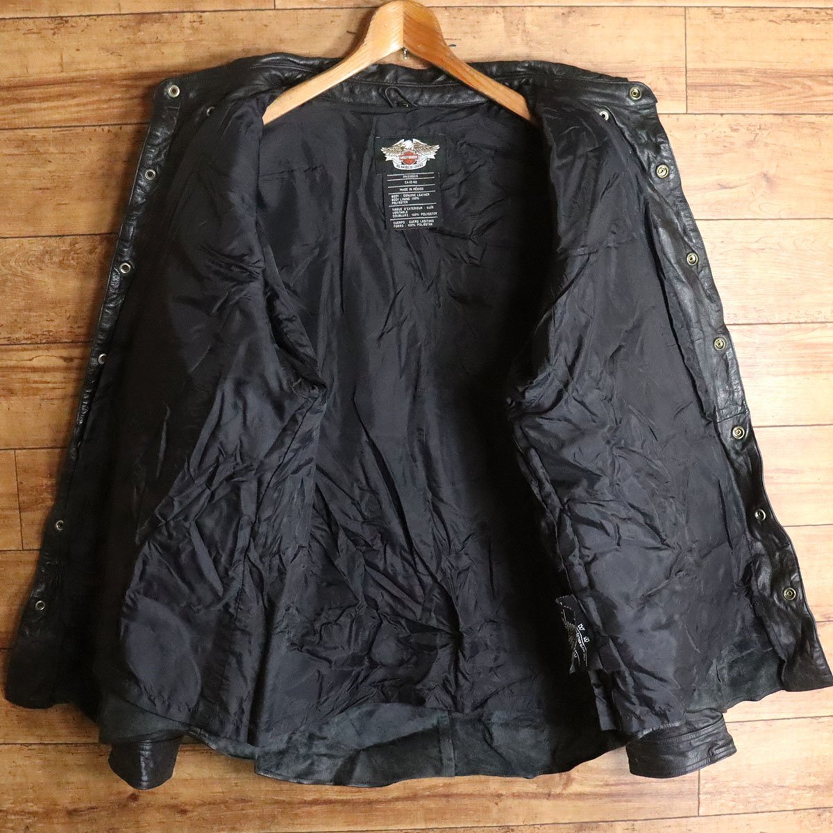 F7T/Y10.7-5 Harley Davidson ハーレーダビッドソン レザーシャツ 