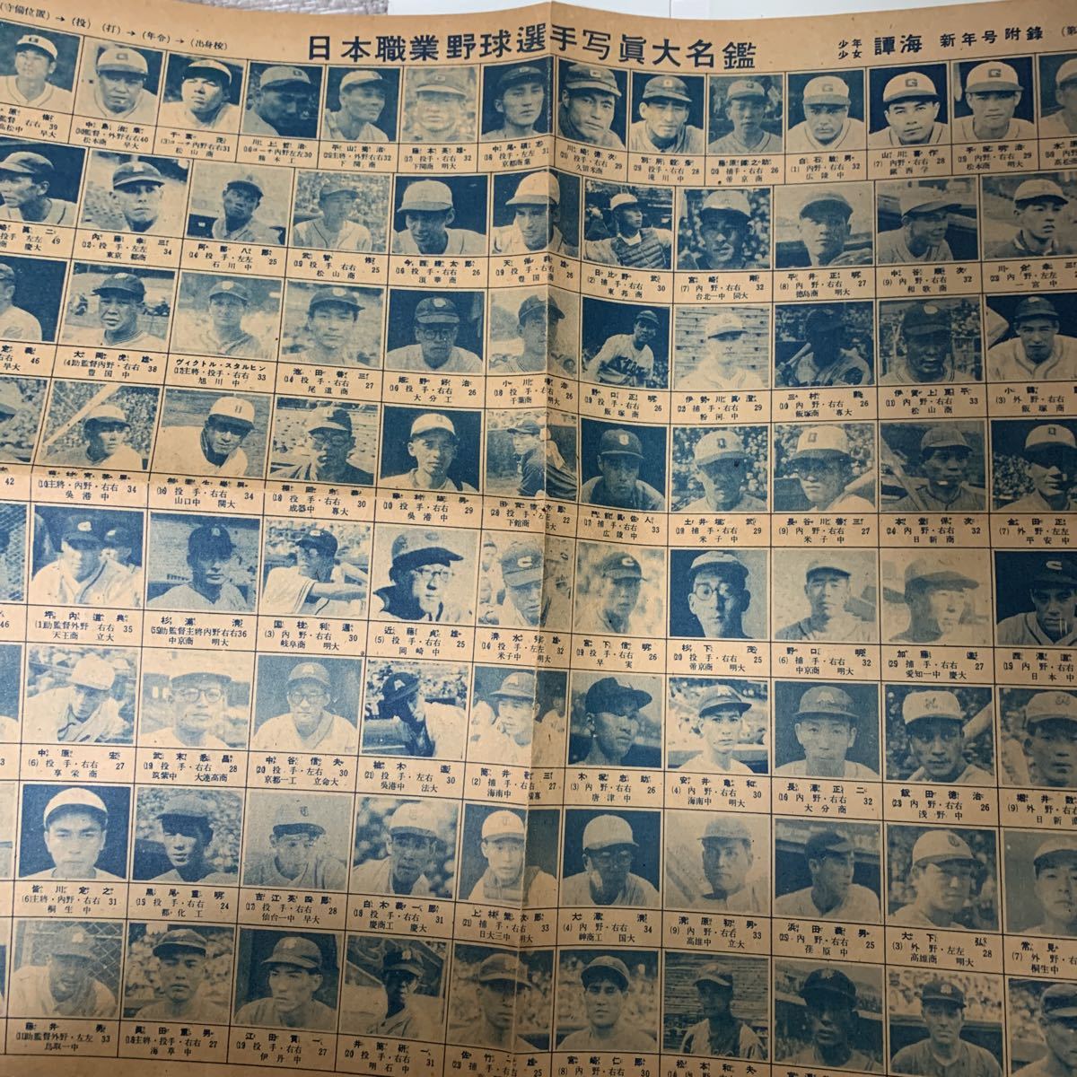 昭和20年代 野球関連ふろく」光文社少年 譚歌海 学年誌 おもしろブック