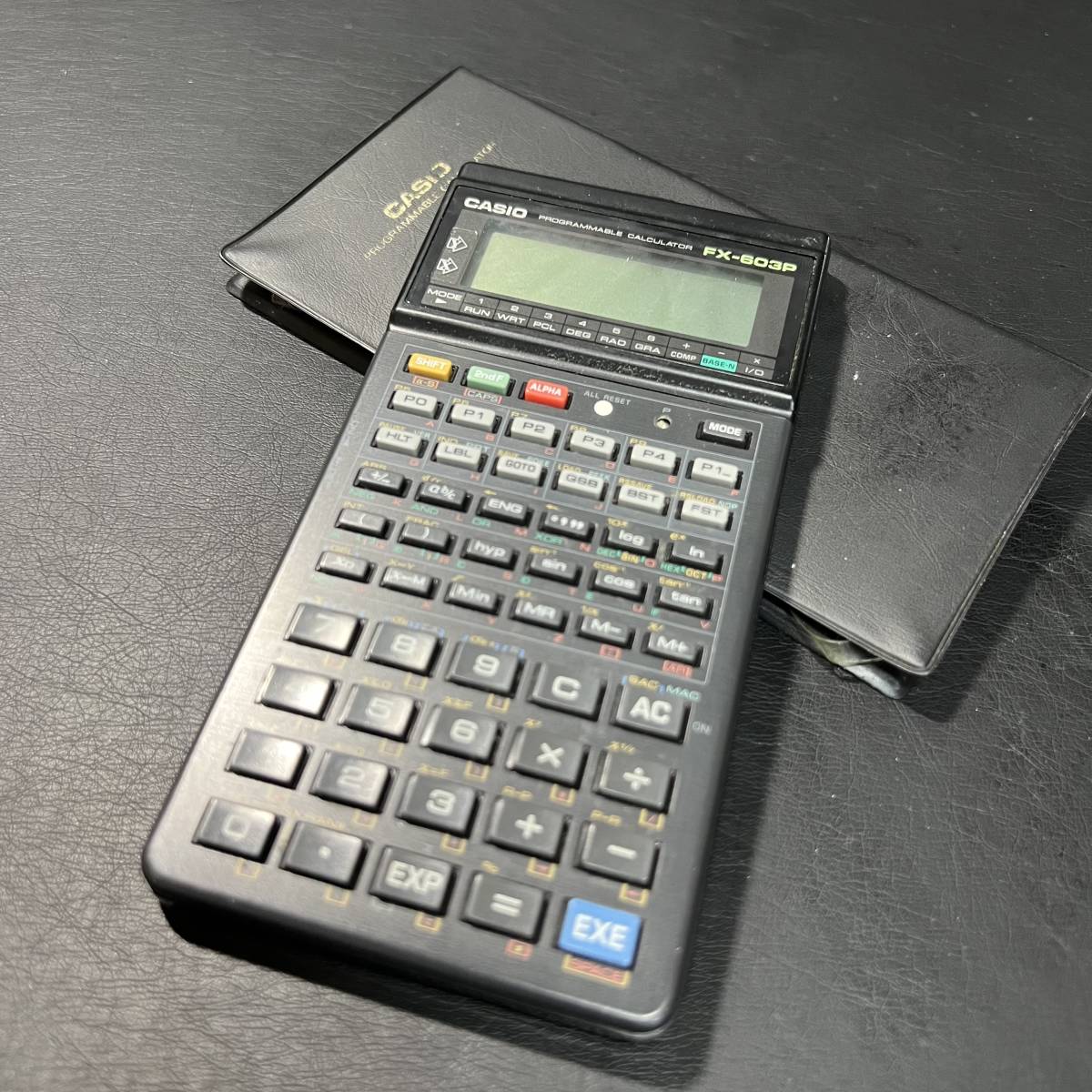 ●A-01 カシオ CASIO FX-603P プログラム 関数電卓 動作未確認の為ジャンク扱い