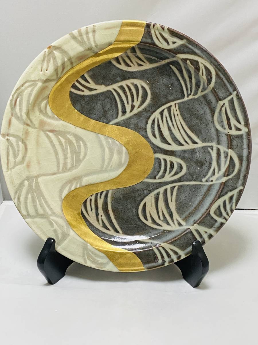 安藤日出武 - ☆仙山窯 MOJO 皿 安藤 仙山窯 陶安藤日出