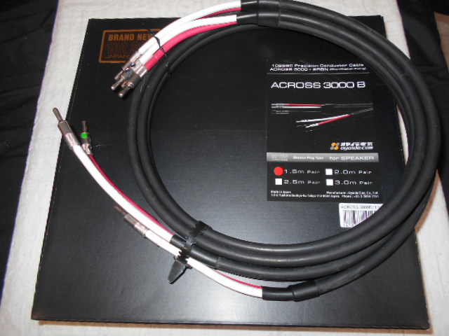 オヤイデ　SPケーブル　アクロス3000　1.5ｍペア（完成品）