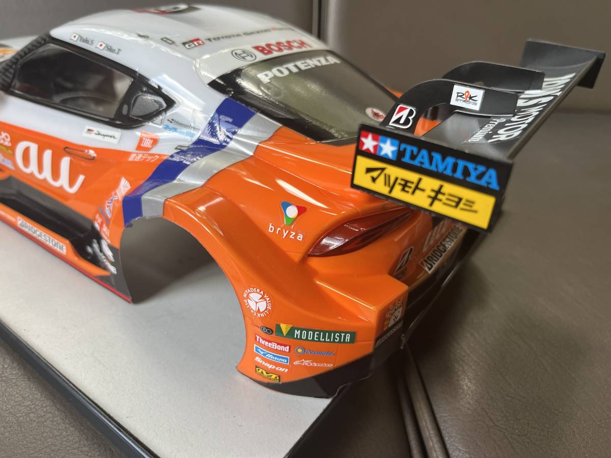 新品塗装済 タミヤ 1/10 au TOM'S GR Supra スープラ 検