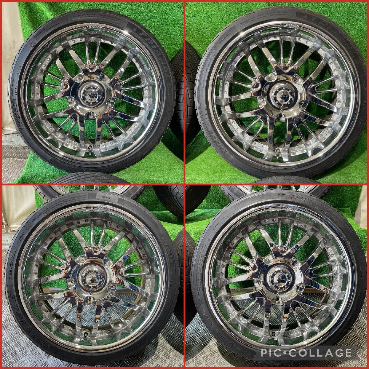 Davinci ダヴィンチ 22インチ 9.5J +15 PCD115 5H【265/35R22】TRIANGL 