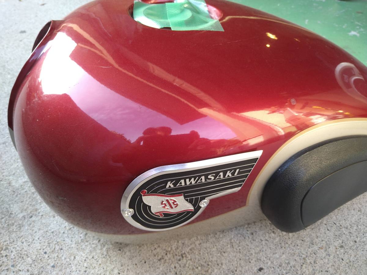 カワサキ w650 タンク 漏れなし 譲ります W650 タンク | 茶⁄白 宇佐の
