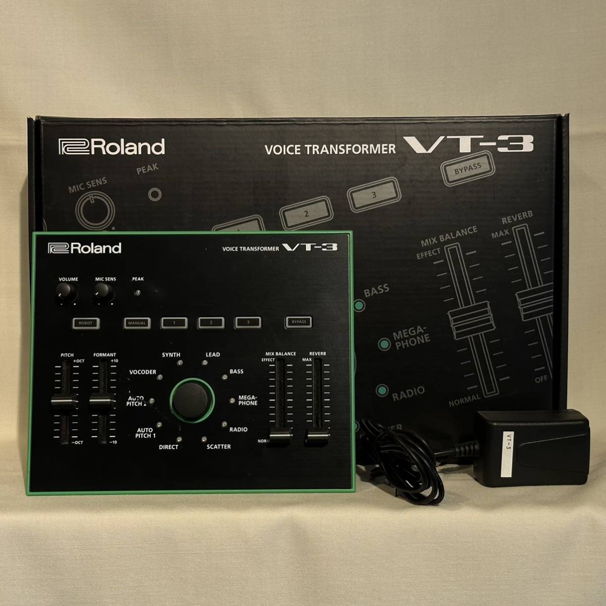 中古■Roland VT-3ボイスチェンジャー オーディオインターフェース エフェクター 生産完了品 ローランド 付属品