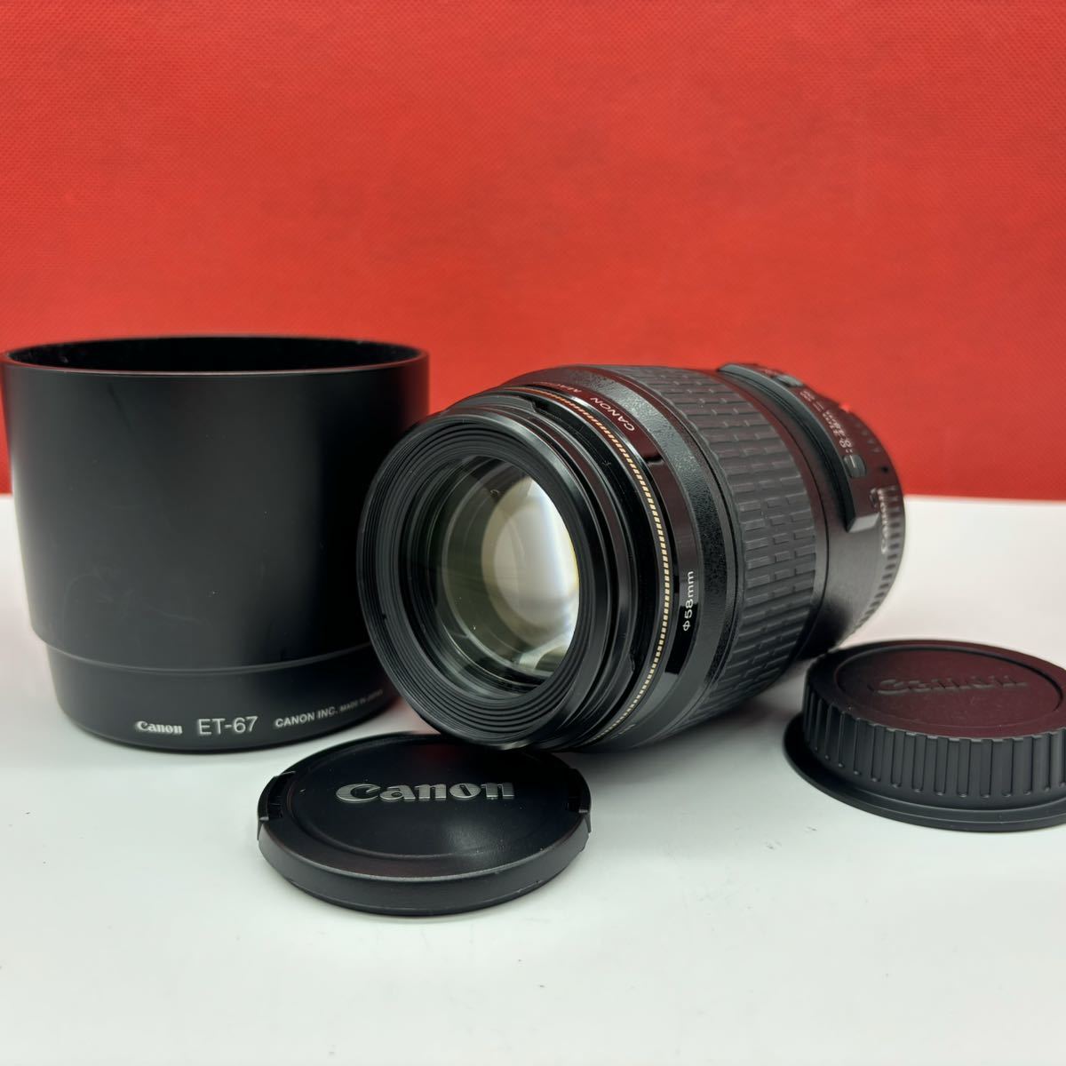 ◆ Canon MACRO LENS EF 100mm F2.8 USM ULTRASONIC カメラレンズ AF動作確認済 キャノン