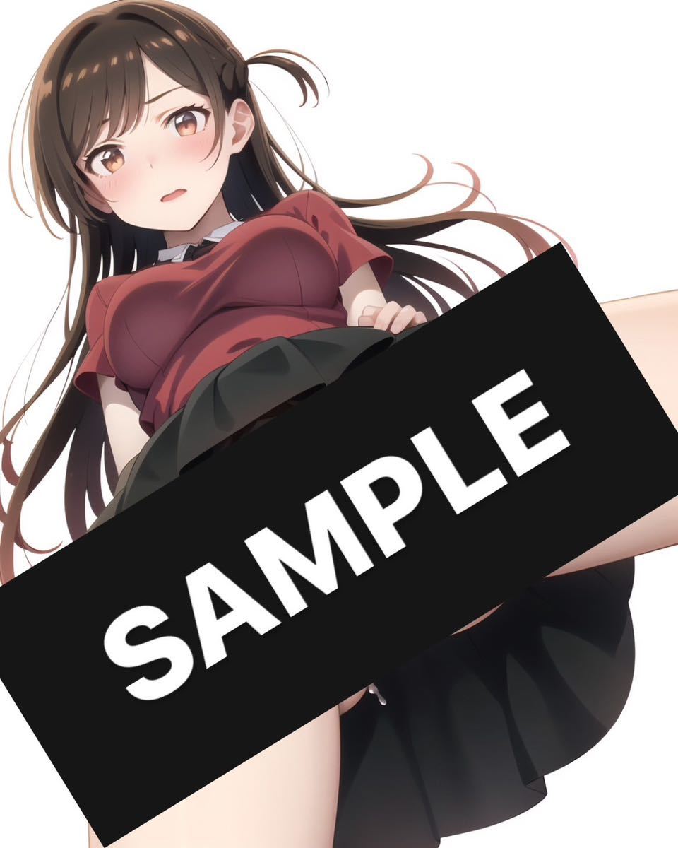 「彼女お借りします　水原千鶴3」アニメ/ポスター/同人/イラスト/AI/高精細ポスター/ブロマイド 6枚セット