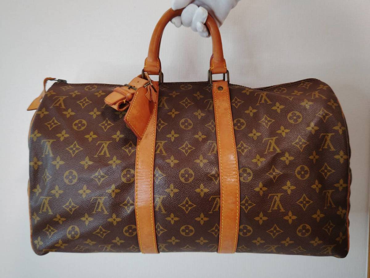 モノグラム ボストンバッグ LOUIS ルイヴィトン VUITTON 鍵付き