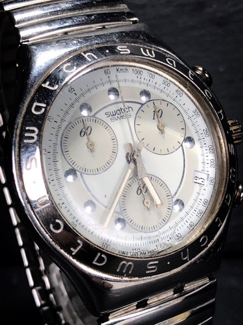 スウォッチ アイロニー IRONY シルバー ラウンド YVS506G SWATCH 